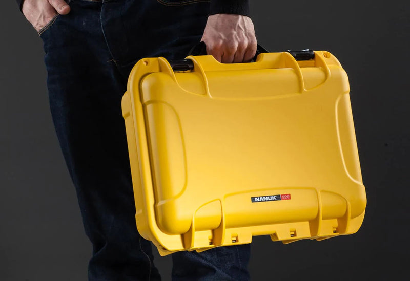 Nanuk 920 Case with Cubed Foam (Yellow)