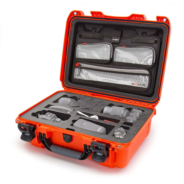 Nanuk 925 Case with Lid Organizer for 1 body DSLR (Orange)