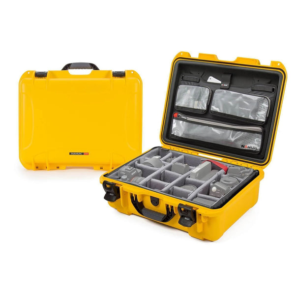 Nanuk 930 Pro Photo Case with Padded Divider and Lid Organizer (Yellow)