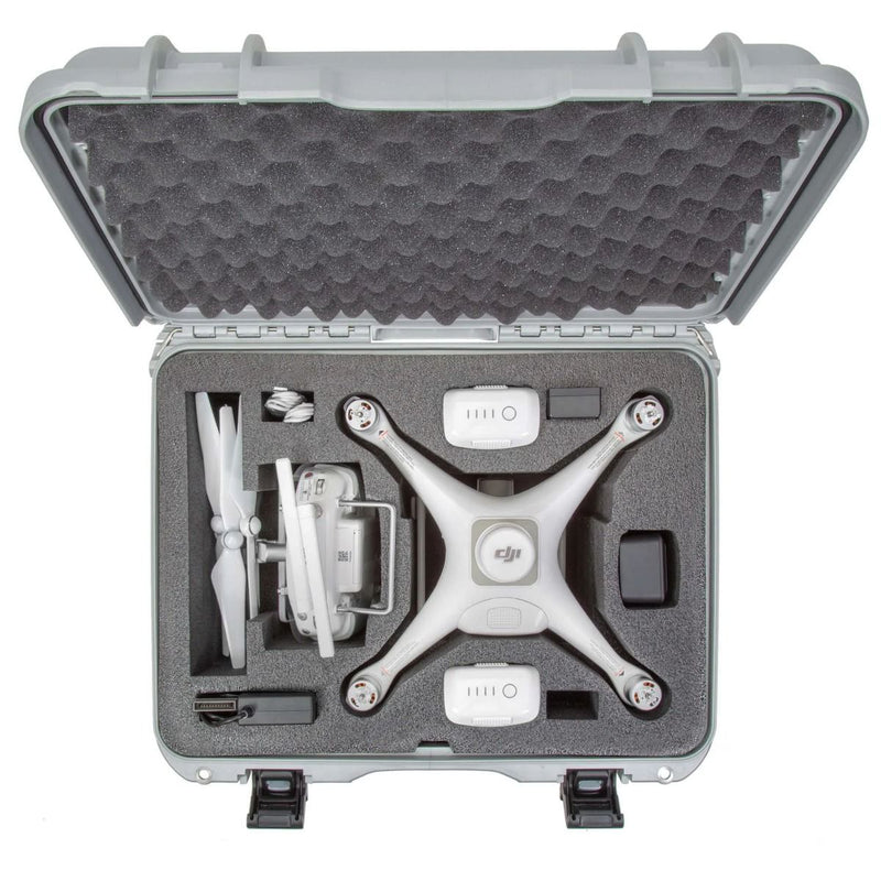 Nanuk 933 Case for DJI Phantom 3 / 4 / 4 Pro / 4 Pro + /  4 Pro + 2.0 / RTK (Silver)