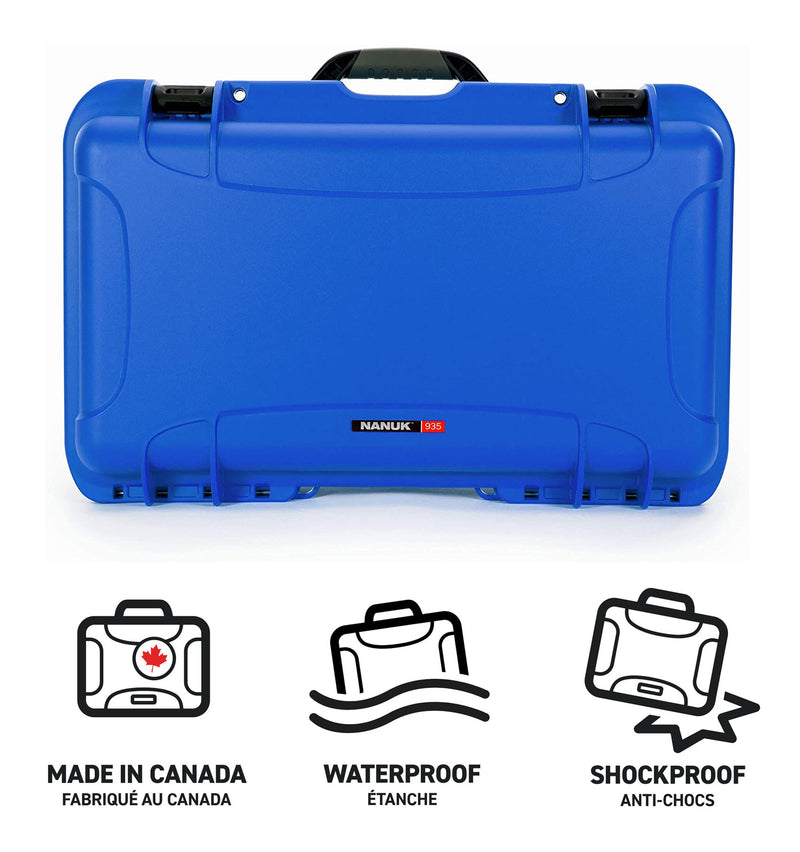 Nanuk 935 Case for Inspire 2 Batteries (Blue)