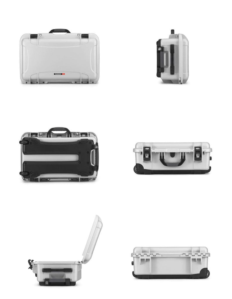 Nanuk 935 Case with Cubed Foam (Silver)