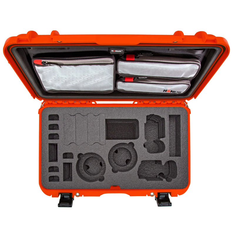 Nanuk 935 Case with Lid Organiser for 2 Bodies DSLR Camera (Orange)