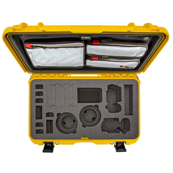 Nanuk 935 Case with Lid Organiser for 2 Bodies DSLR Camera (Yellow)