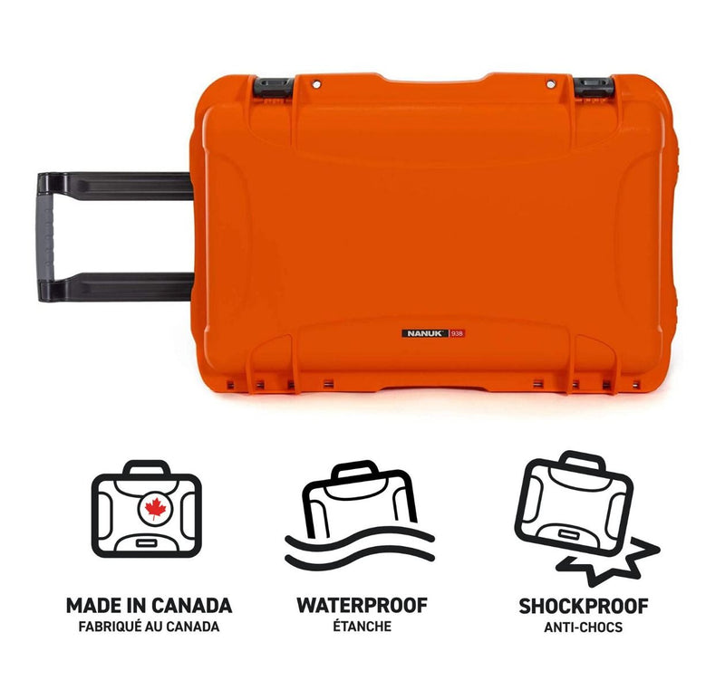 Nanuk 938 6 UP Gun Case (Orange)