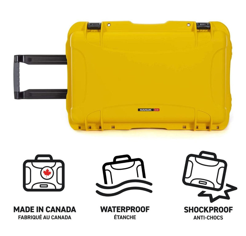 Nanuk 938 6 UP Gun Case (Yellow)