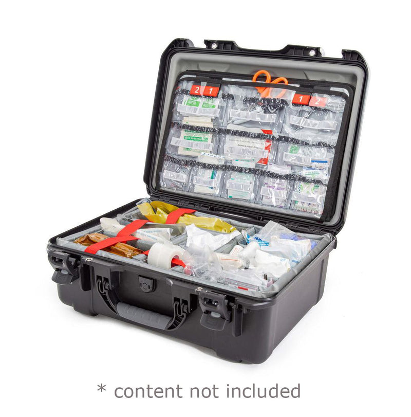 Nanuk 940 Case with EMS Padded Divider and Lid Organiser (Black)