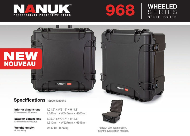 Nanuk 968 Case Empty (Black)