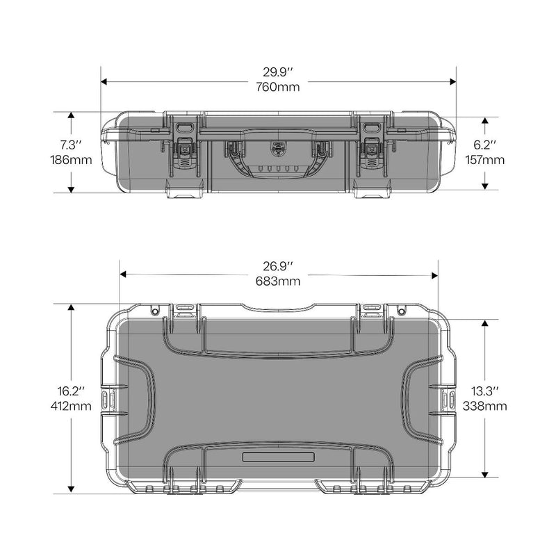 Nanuk 980 Case with Cubed Foam (Olive)