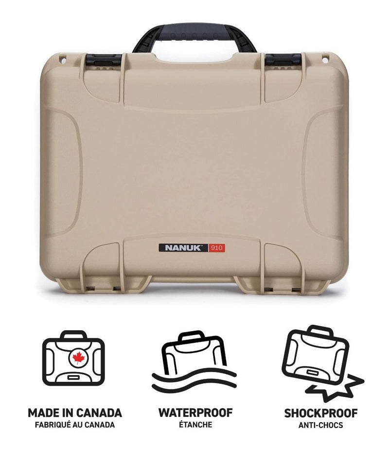 Nanuk 910 Case for Blackmagic Design ATEM Mini Pro (Tan)