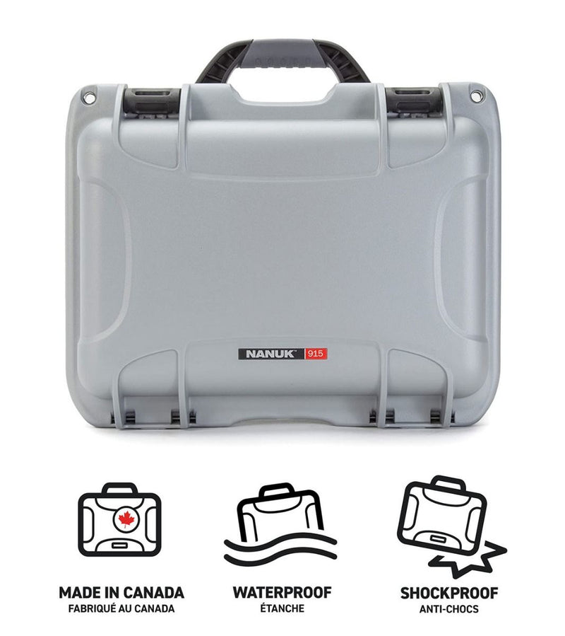 Nanuk 915 Case for DJI Mini 3 Pro Fly More (Silver)