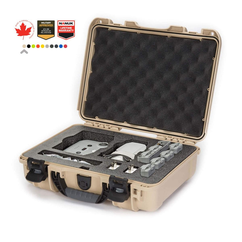 Nanuk 910 Case for DJI Mini 2 Fly More (Tan)