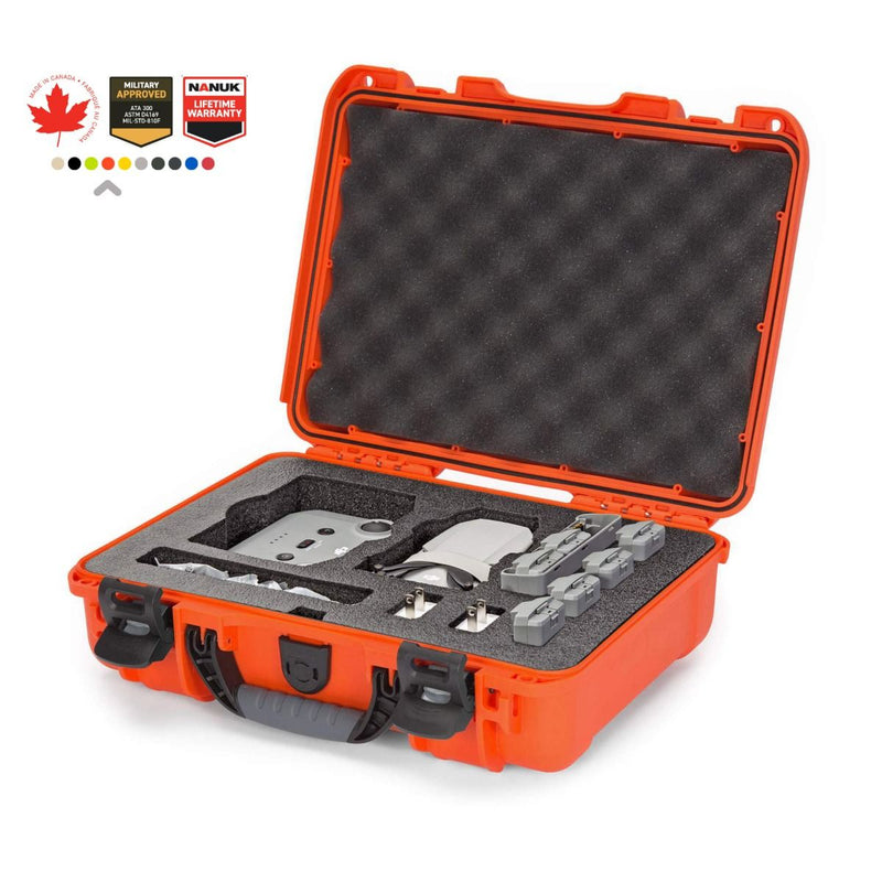 Nanuk 910 Case for DJI Mini 2 Fly More (Orange)