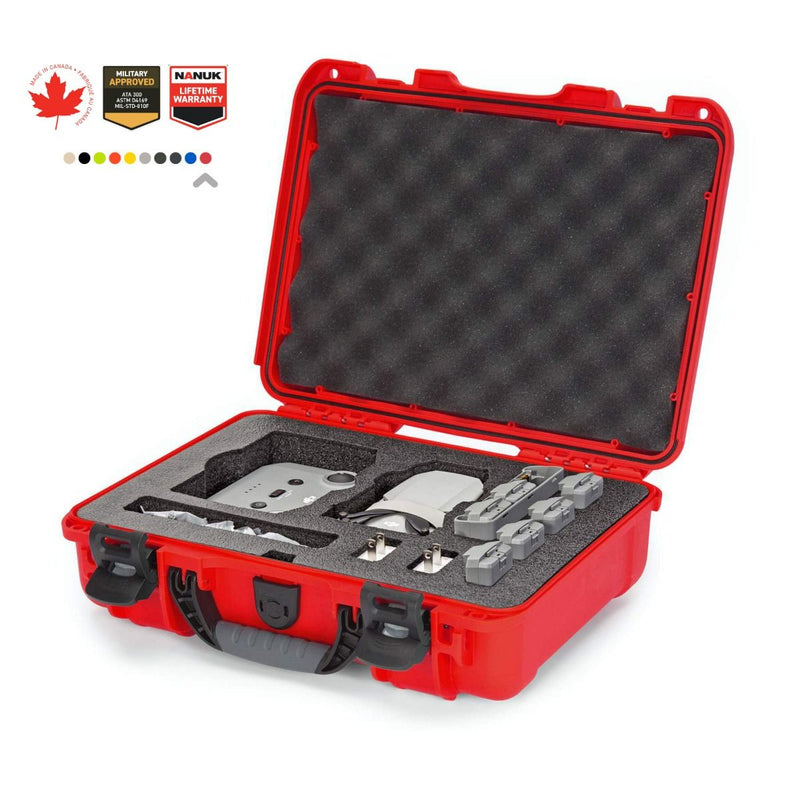 Nanuk 910 Case for DJI Mini 2 Fly More (Red)