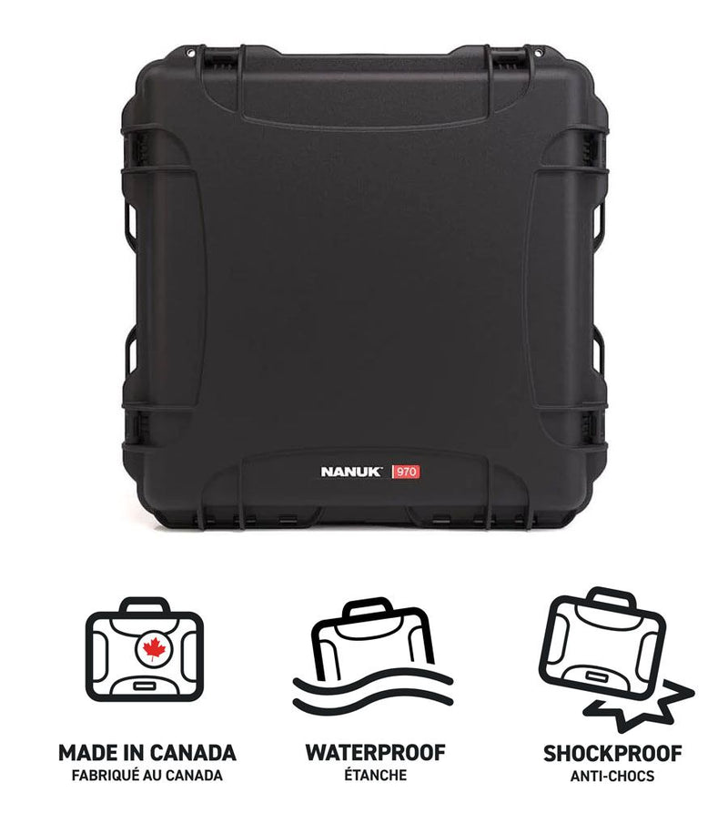 NANUK 970 Waterproof Hard Case for DJI Matrice 200 Series Top View Closed