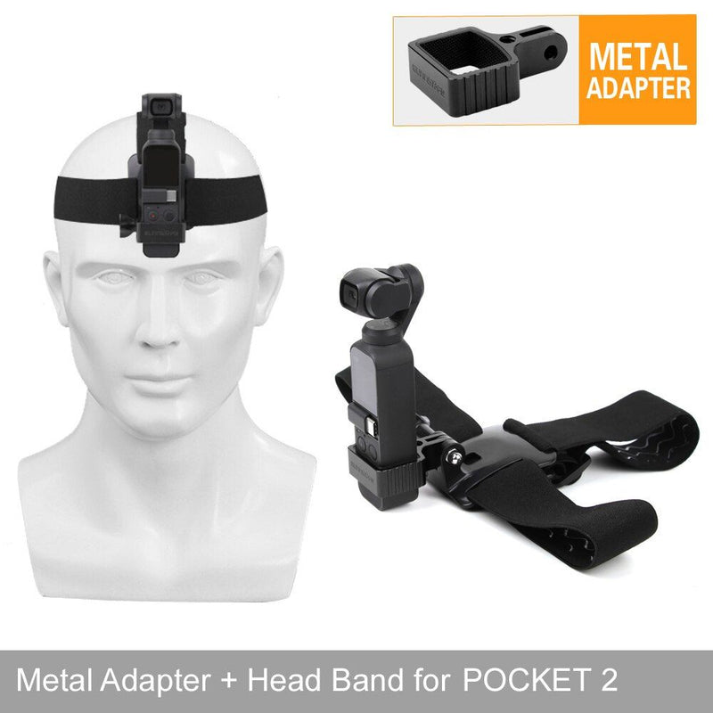 Sunnylife Aluminum Alloy 1/4 Adapter + Head Band for POCKET 2