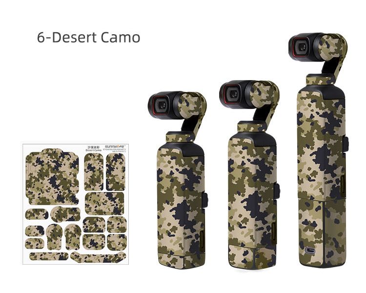 Sunnylife PVC Stickers for Pocket 2 (Desert Camo)