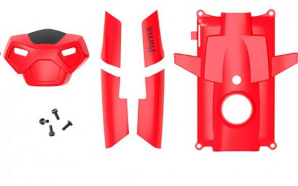 Parrot Rolling Spider Red Covers (5 Pcs + Screws)