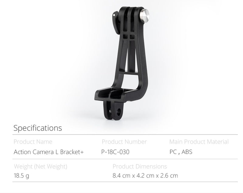 PGYTECH Action Camera L Bracket Plus for OSMO Pocket