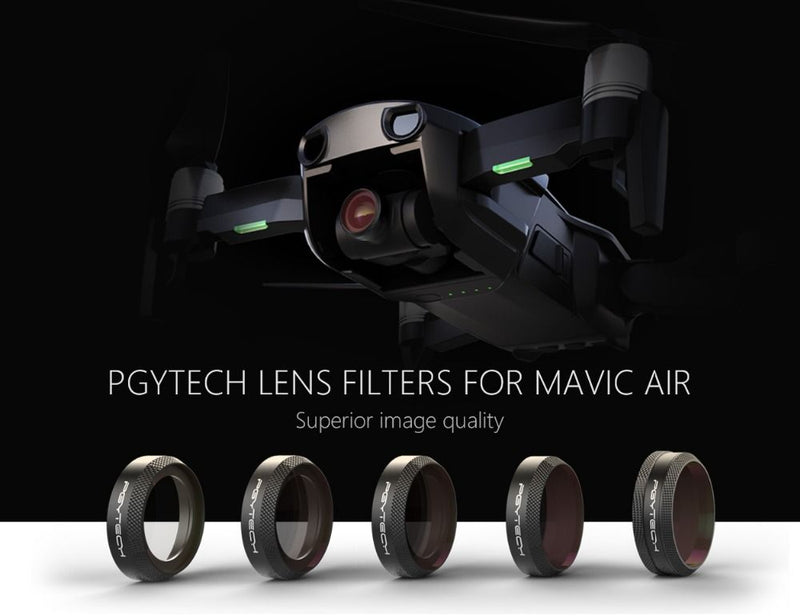 PGYTECH 4-pack PL Filter Set for DJI Mavic AIR (G-ND4-PL / ND8-PL / ND16-PL / ND32-PL)