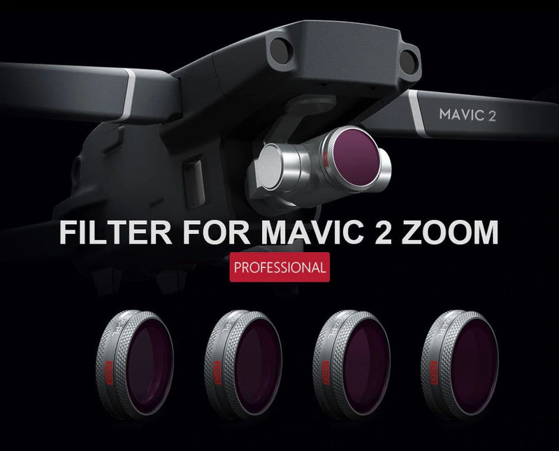 PGYTECH Professional 4-pack ND-PL Filter Set for Mavic 2 Zoom (ND8/16/32/64-PL)