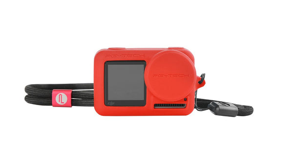 PGYTECH Silicone Rubber Case (Red) for OSMO Action Camera (First version only)