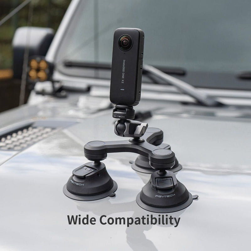 PGYTECH CapLock Three-arm Suction Mount