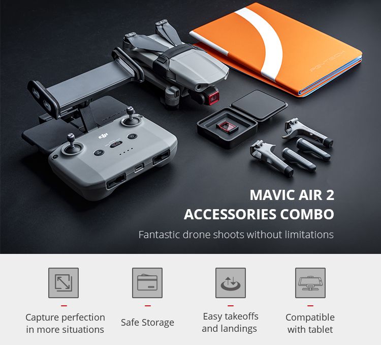 PGYTECH 5pcs Accessories Combo Set for Mavic Air 2