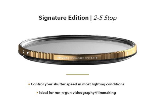 PolarPro Peter McKinnon 95mm Standard Thread Pitch (2-5 Stop) Signature Edition II Variable ND Filter