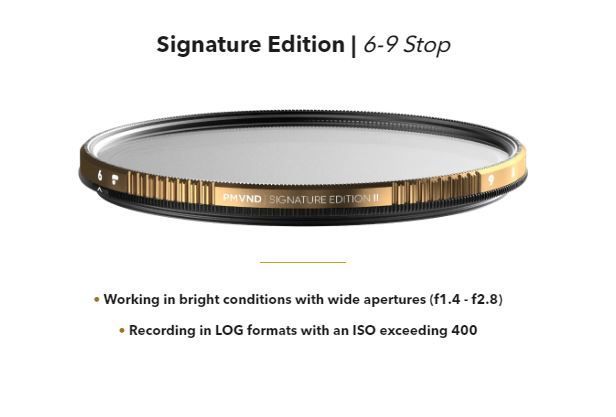 PolarPro Peter McKinnon 95mm Standard Thread Pitch (6-9 Stop) Signature Edition II Variable ND Filter