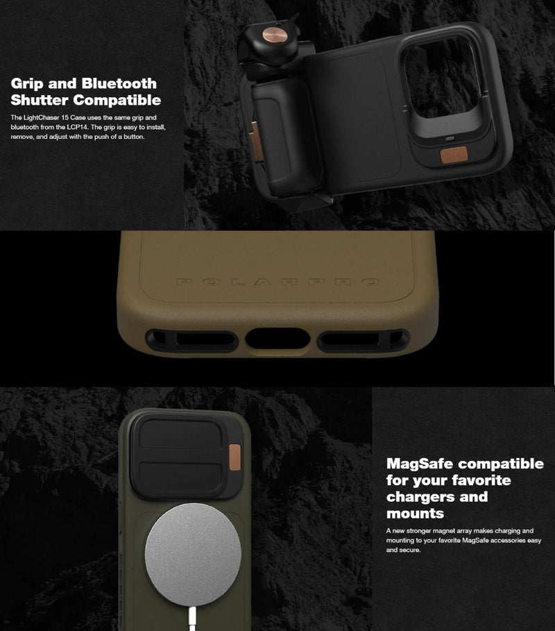 PolarPro LiteChaser Case (Desert) for iPhone 15 Pro Max