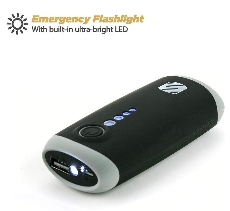 Scosche Portable Backup Battery with Emergency Flashlight 4400Mah