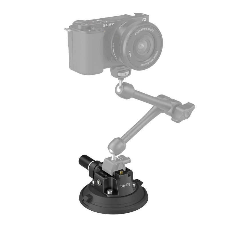 SmallRig 4" Suction Cup Camera Mounting Support for Vehicle Shooting 4122B