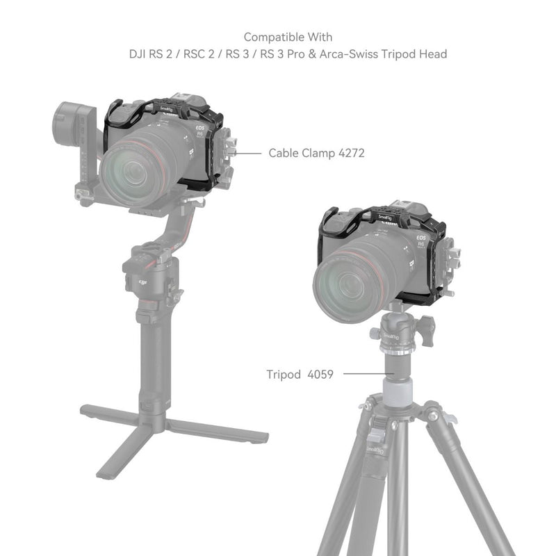 SmallRig Black Mamba Camera Cage for Canon EOS R6 Mark II 4161