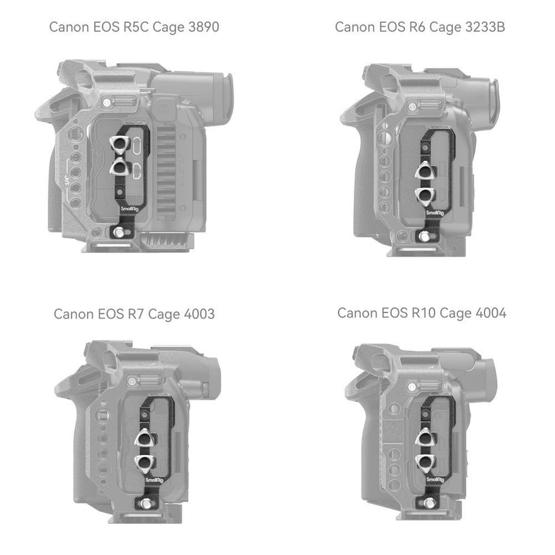 SmallRig Black Mamba HDMI & USB-C Cable Clamp for Canon EOS R5 / R6 / R5 C / R7 / R10 4272