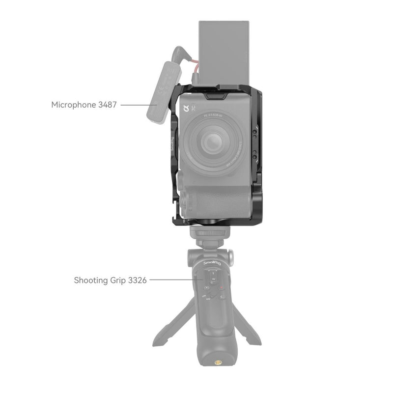 SmallRig Cage Kit for Sony Alpha 7C II / Alpha 7CR 4422