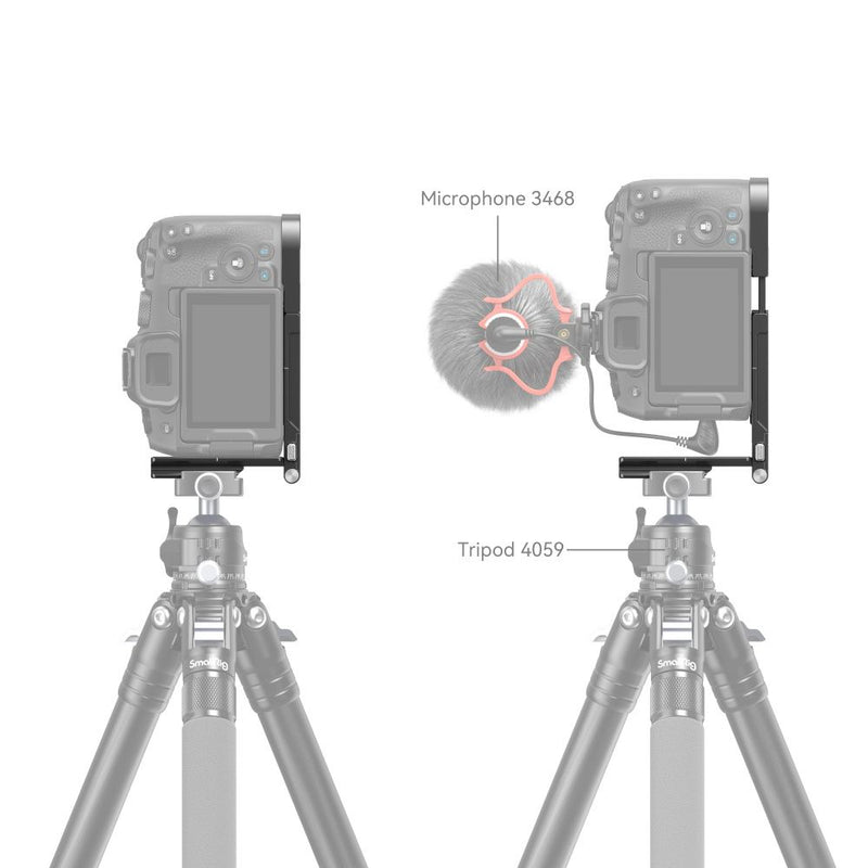 SmallRig Foldable L-Bracket for Canon EOS R8 4211