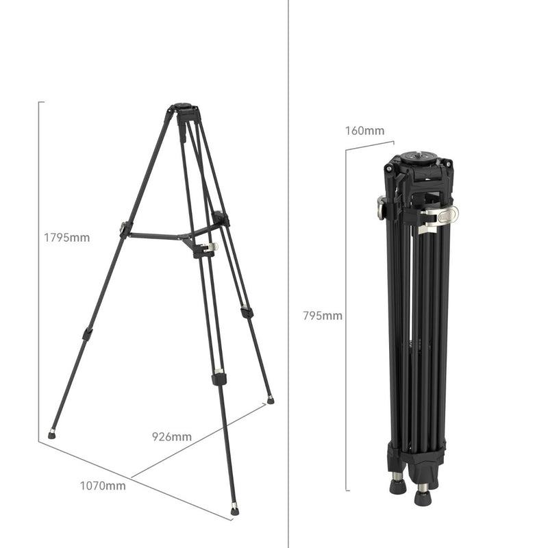 SmallRig FreeBlazer Heavy-Duty Aluminum Alloy Tripod AD-80 4164