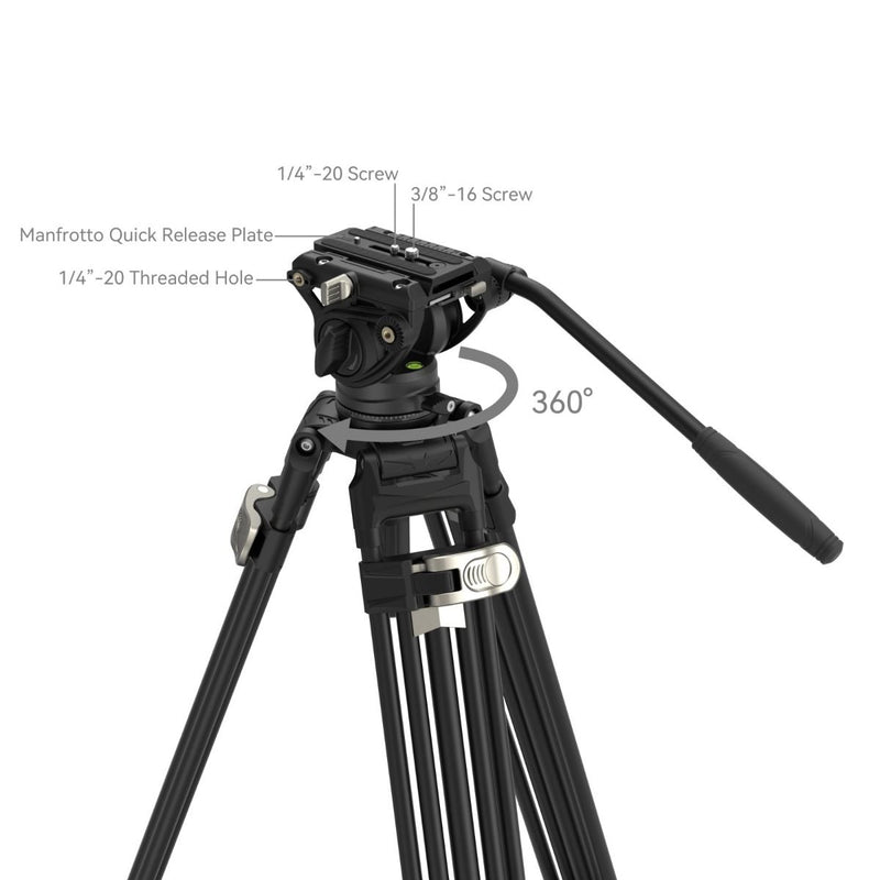 SmallRig FreeBlazer Heavy-Duty Aluminum Alloy Tripod Kit AD-80 4163