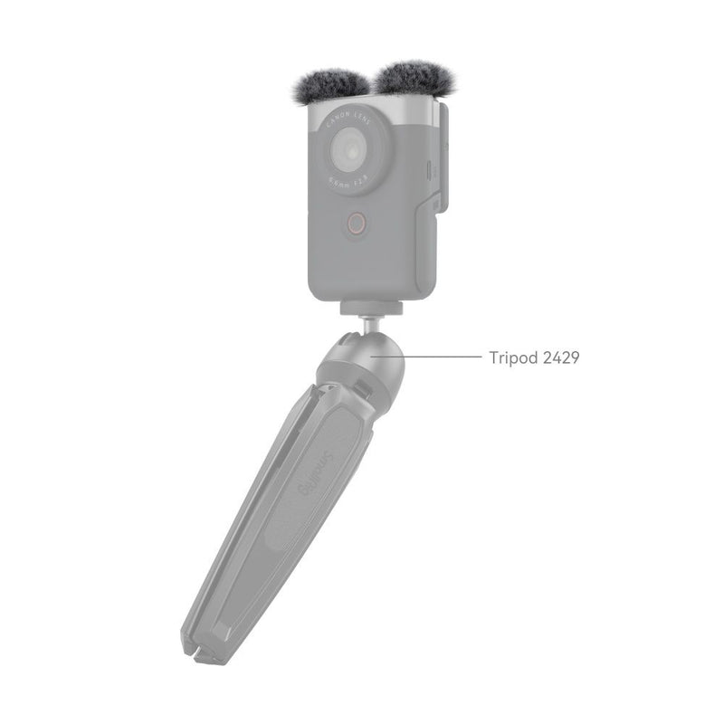 SmallRig Furry Windshield for Canon PowerShot V10 4177