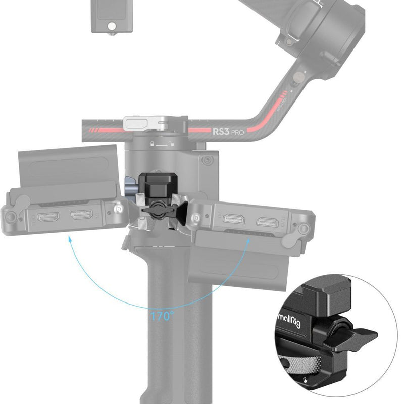 SmallRig Monitor Mounting Support for DJI RS 2 / RSC 2 / RS 3 / RS 3 Pro /RS 3 mini 3026B