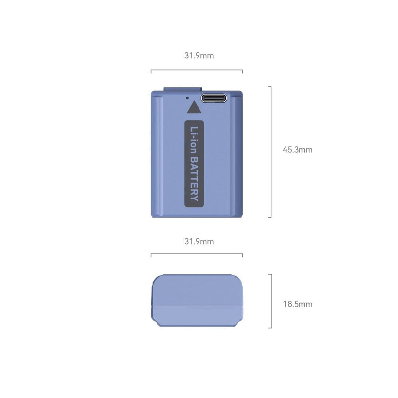 SmallRig NP-FW50 USB-C Rechargeable Camera Battery 4330