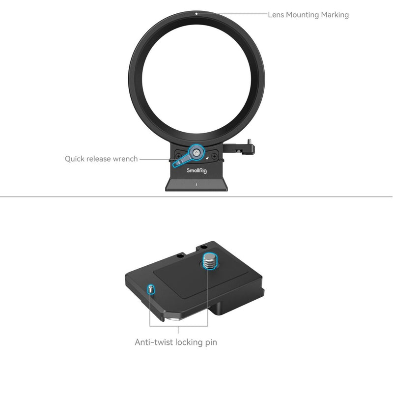 SmallRig Rotatable Horizontal-to-Vertical Mount Plate Kit for Canon EOS Specific R Series Cameras 4300