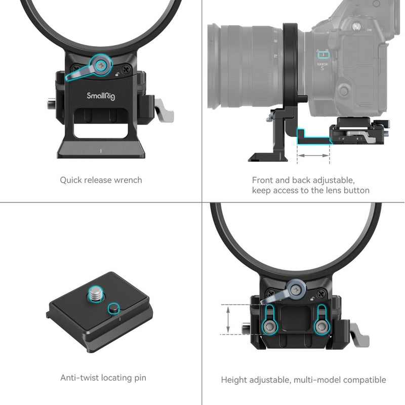 SmallRig Rotatable Horizontal-to-Vertical Mount Plate Kit for Nikon Specific Z Series Cameras 4306