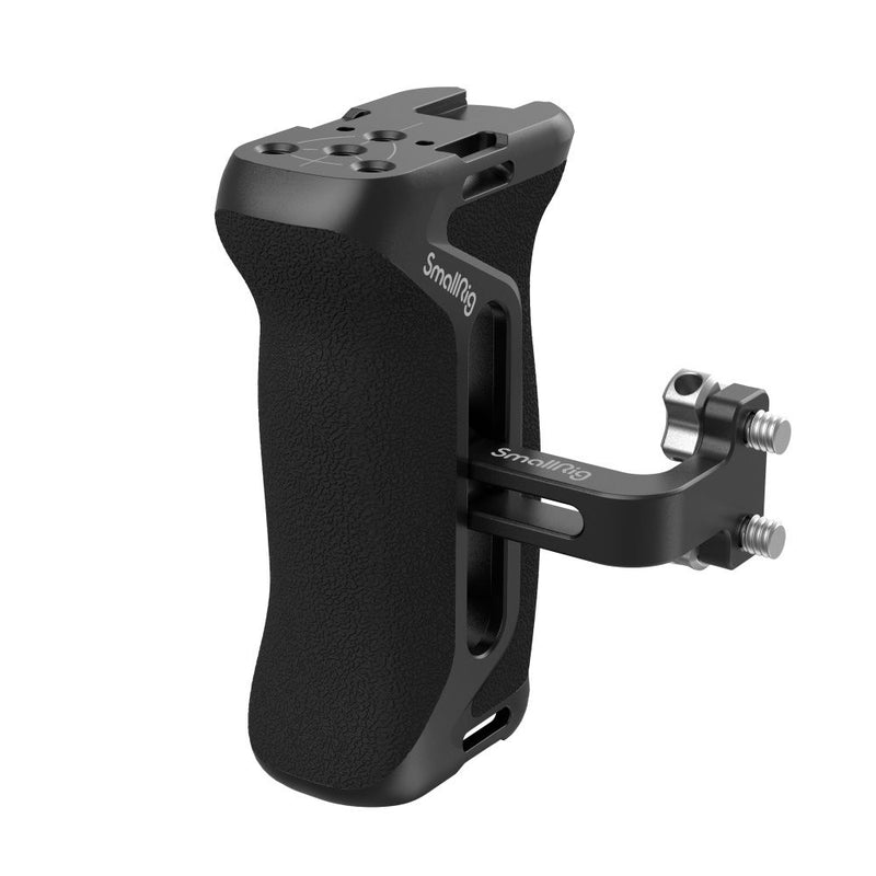 Ergonomic SmallRig 4015 Side Handle with versatile mounting points for enhanced shooting stability