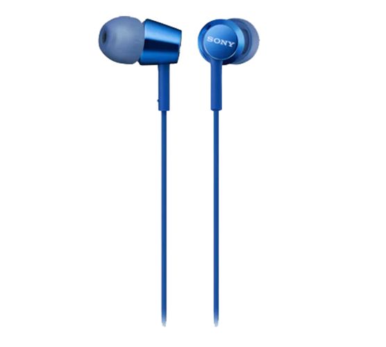 SONY MDREX155APLI Mid Range In-Ear Headphones with Remote (Blue)