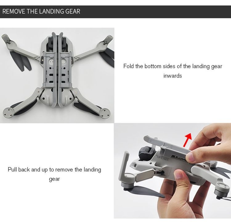 STARTRC Fold and Increase Landing Gear for DJI Mini 2/ Mavic Mini / Mavic SE