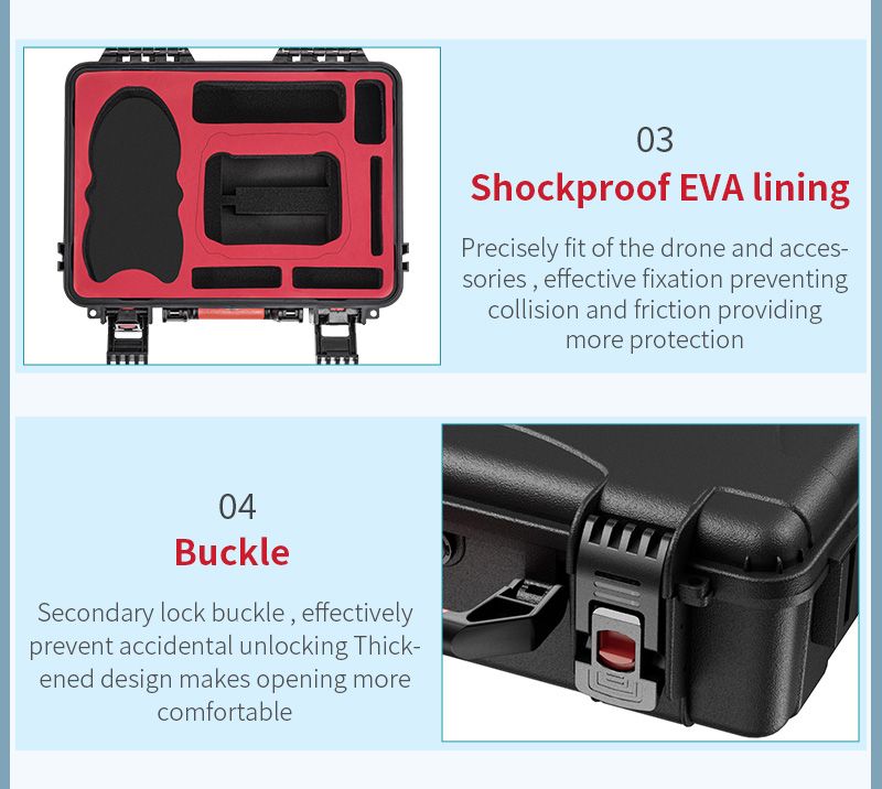 STARTRC Hard Case for DJI Air 3 (DJI RC-N2/DJI RC 2)