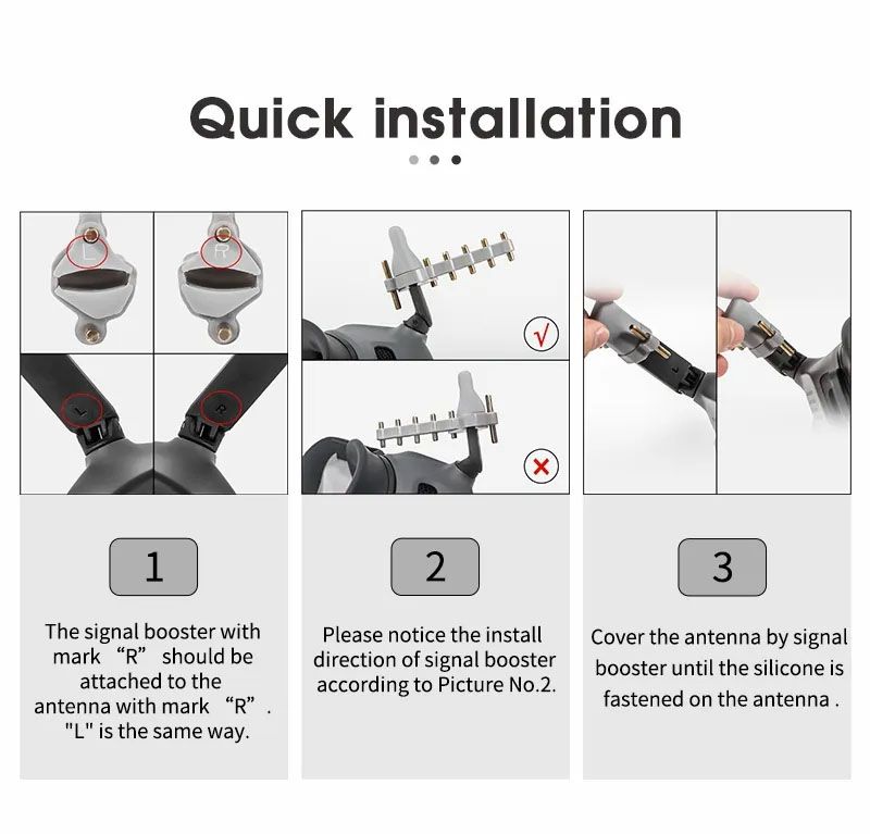 STARTRC 2.4Ghz Yagi Antenna Signal Booster for DJI Goggles 2/3
