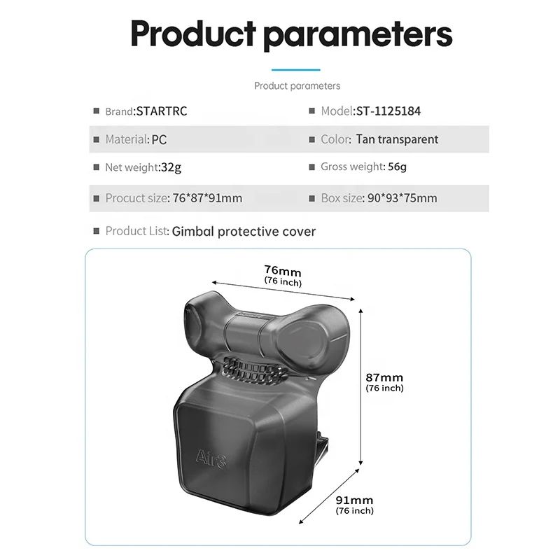 STARTRC Gimbal Cover for DJI Air 3